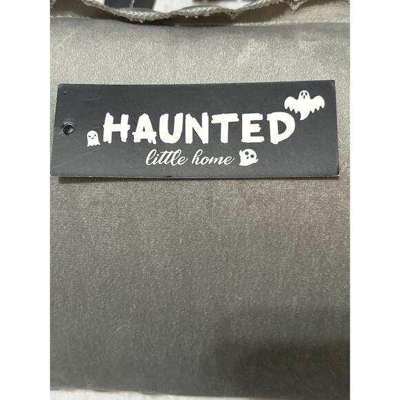 Haunted Little Home NWOT Halloween Dancing Skeletons Long Cushion Throw Pillow - Picture 6 of 6